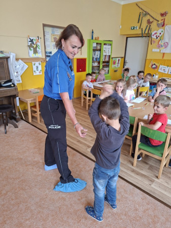 Navštívila nás paní policistka